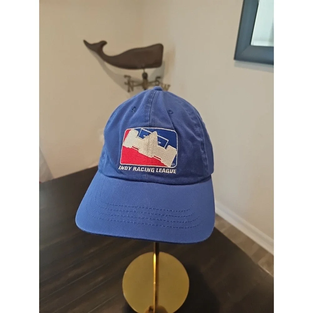 Indy Men's Blue Racing‎ League Hat Cap Strapback Embroidered One Size